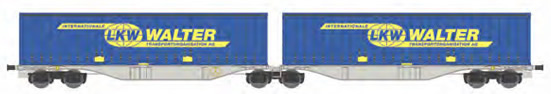 ACME AC40273 - Double Unit Container Wagon Type Sggmrss WALTER