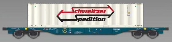 ACME AC40403 - Container wagon Type Sgnss ’60 CEMAT with “Schweitzer Spedition”