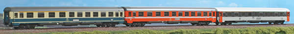 ACME AC55101 - Fast train Set Paris-Frankfurt 1974-1975, DB, SNSET, FS