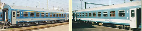 ACME AC55109 - Hungarian 2pc “Intercity” Refurbished Cars Set Type Y Raba of the MÁV