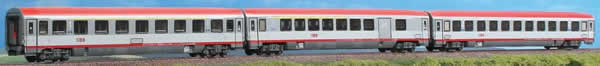 ACME AC55143 - 3pc Express Train Passenger Coach Set EC 84