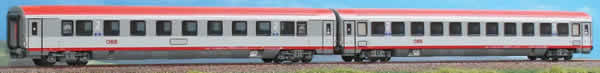 ACME AC55145 - 2pc Express Train Passenger Coach Set EC 84