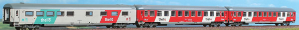 ACME AC55223 - 3 pcs. Passenger Car Set “Thello” night train
