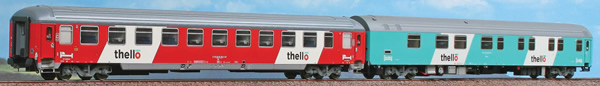 ACME AC55224 - 2-part Passenger Car Set Night train Thello
