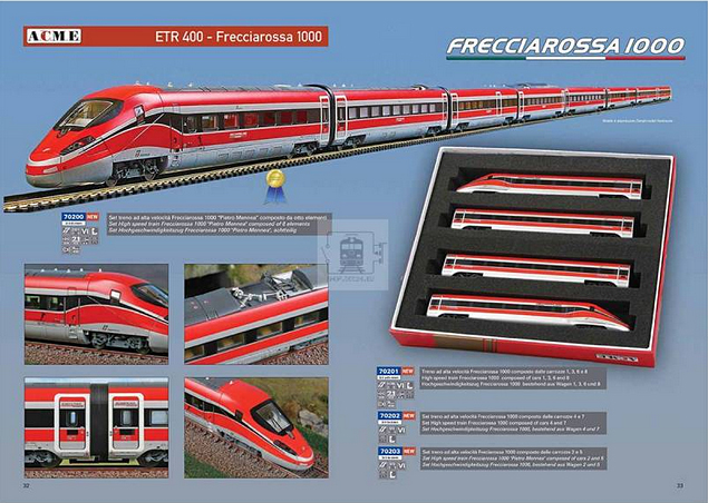 ACME AC70201 - High Speed Frecciarossa 1000 4-Car Train