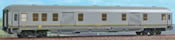 Type X 1975 FS baggage car, two tone gray livery