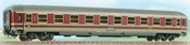 Italian Passenger Coach 1st class Type X 1982 of the FS