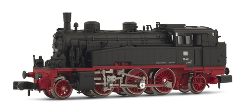 Arnold 2080 - Steam locomotive, class 754,10-11, ex. bad. Vlc, running number 75 401 DB