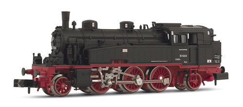 Arnold 2081 - Steam locomotive, class 754,10-11, ex. bad. Vlc, running number 75 1005 DR