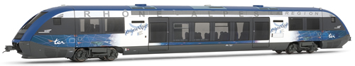 Arnold 2100 - Diesel Regional railcar class X 73500, running number X 73712,  “Kaleidoskope” livery  SNCF