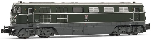 Arnold 2150 - Diesel locomotive, class 2050, livery green, road number 2050.10 ÖBB