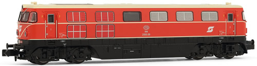 Arnold 2151 - Diesel locomotive, class 2050, livery orange, road number 2050.08 ÖBB