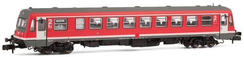 Arnold 2155 - Diesel Railcar BR 627 003, road number 627 003-7, red livery , DB