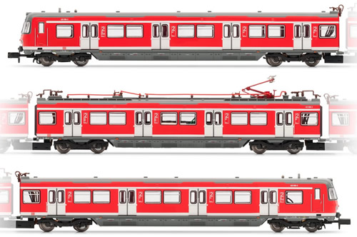 Arnold 2163 - Electrical S-Bahn EMU, class 420, in latest livery with only one pantograph DB