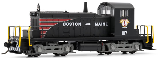 Arnold 2254 - USA Diesel Locomotive EMD SW1 of the Boston and Main - 1117