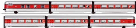 Arnold 4036 - Set x 6 coach units, Talgo III, RENFE