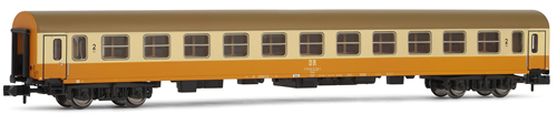 Arnold 4075 - Coach  type Bom,  “Halberstädter”, green/beige, 2nd class Städteexpress DR