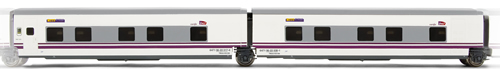 Arnold 4091 - Set x 2 coach units (2 sleeping coaches),Talgo Hotel train, Elipsos Renfe