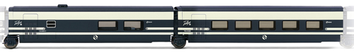 Arnold 4094 - Set x 2 coach units, (1 x 1st, 1 x 2nd class) , Talgo Pendular RENFE
