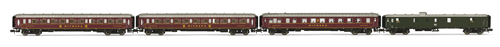 Arnold 4114 - Set x 4 luxus coaches ex CIWL MITROPA night train DR