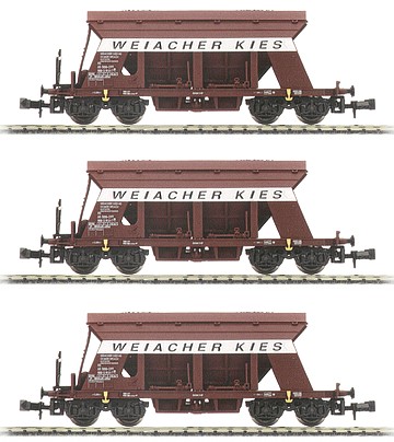 Arnold 6012 - Set x 3 Gravel transport wagons, 3 different- SBB