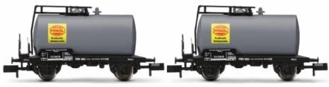 Arnold 6090 - Set x 2 tank wagons: type Z, with lettering “Minol” DR