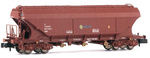 Arnold 6107 - Hopper wagon, type Uapps in brown livery RENFE
