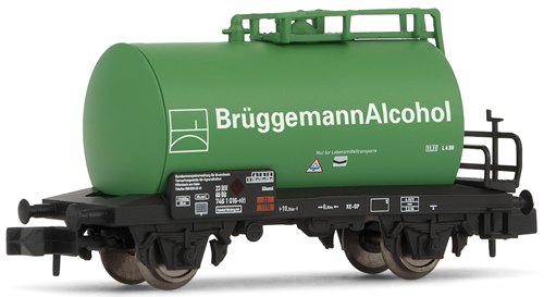 Arnold 6142 - Tank wagon 2-axle “BrüggemannAlcohol”,  DB AG