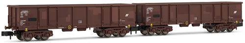 Arnold 6153 - Set x 2 Eaos with parches, brown, weathered, OBB