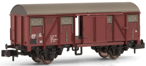 Arnold 6205 - Closed wagon type Gs213, livery brown, DR
