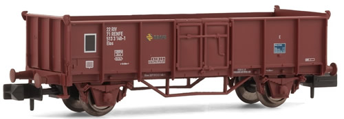 Arnold 6249 - Open freight car, type E in oxi red livery RENFE
