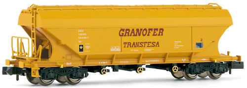 Arnold 6271 - Hopper wagon GRANOFER TRANSFESA with flat side RENFE