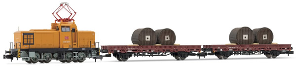 Arnold HN2300 - Train-set DB AG, loco class V 60D & 2 flat wagons