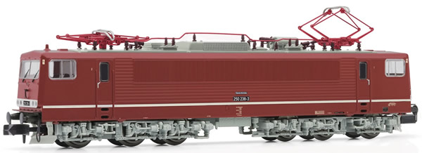 Arnold HN2373 - German Electric Locomotive Class 250 of the DR, livery “oleanderrot” (Digital)