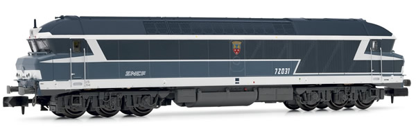 Arnold HN2384 - French Diesel Locomotive CC72031, blue with “noodle” logo of the SNCF