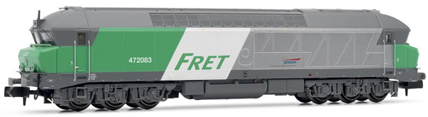 Arnold HN2385 - French Diesel Locomotive CC72000, “Fret” of the SNCF (Digital) 