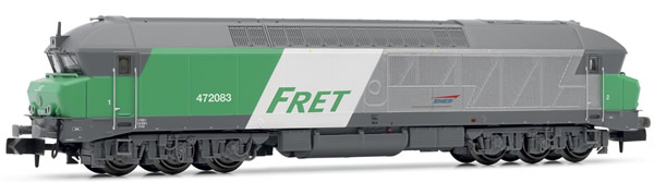 Arnold HN2385S - French Diesel Locomotive CC72000, “Fret” of the SNCF (Sound)