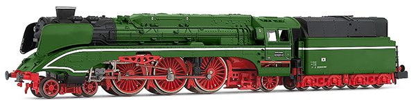 Arnold HN2428D - German Steam Locomotive Class 02 0201-0 with fuel tender of the DR (Digital)