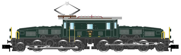 Arnold HN2433 - Swiss Electric locomotive class Ce 6/8II (Crocodil) of the SBB