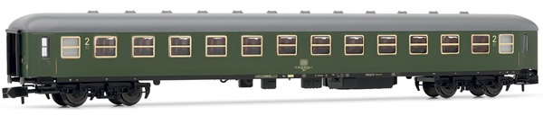 Arnold HN4189 - 2nd Class Passenger Coach, express train coach, Bm233