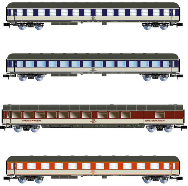 Arnold HN4298 - 4-unit pack Popfarben express train