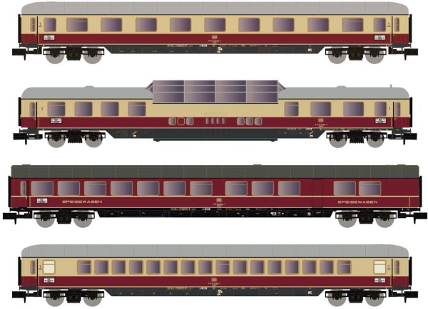 Arnold HN4299 - Trans-Europ-Express Rheinpfeil, 4-unit set