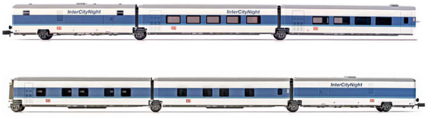 Arnold HN4310 - 6-unit set Talgo InterCityNight in white blue livery, basic set