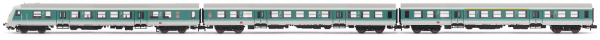 Arnold HN4366 - 3-unit pack regional coaches (1), 1 x control cab coach, 1 x ABy, 1 x By