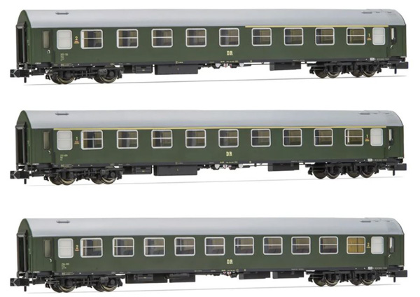 Arnold HN4421 -  3-unit pack OSShD type B coaches, green livery