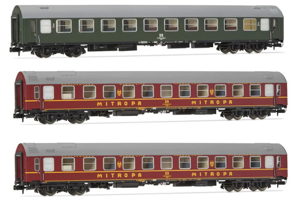 Arnold HN4423 - 3-unit pack OSShD type B coaches, Spree-Alpen-Express