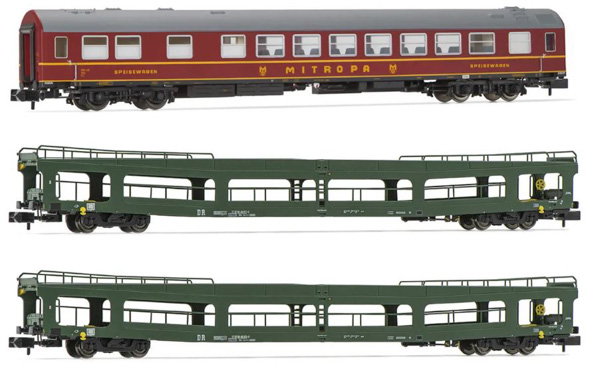 Arnold HN4424 - 3-unit pack OSShD type B coaches, Spree-Alpen-Express