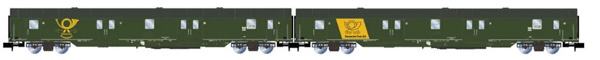 Arnold HN4425 - 2-unit pack 4-axle postal vans Post-mrz