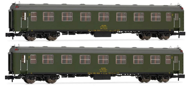 Arnold HN4455 -  2-unit set 6000 coaches, olive green