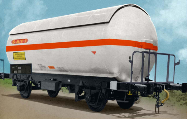 Arnold HN6479 - 2-unit pack 2-axle gas tank wagons SATI / UCB